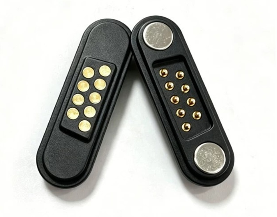 waterproof pogo pin connector, LU 1, custom magnetic pogo pin connector, IP67 magnetic pogo pin connector, pogo pin manufacturer
