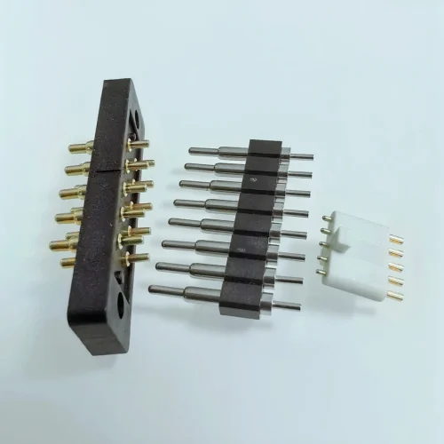 DIP pogo pin connector, pogo pin connector manufacturer, custom through hole pogo pin connector, pogo pin manufacturer