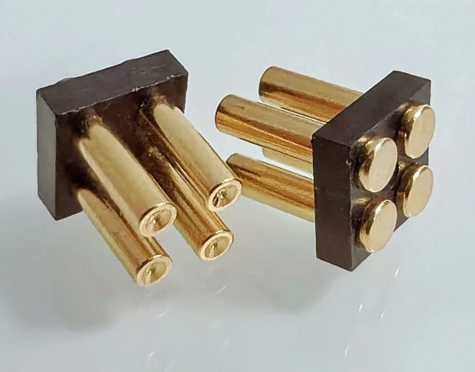 Precision plated SMT pogo pin connector surface, SMT pogo pin connector manufacturer, custom SMT pogo pin connector, pogo pin manufacturer