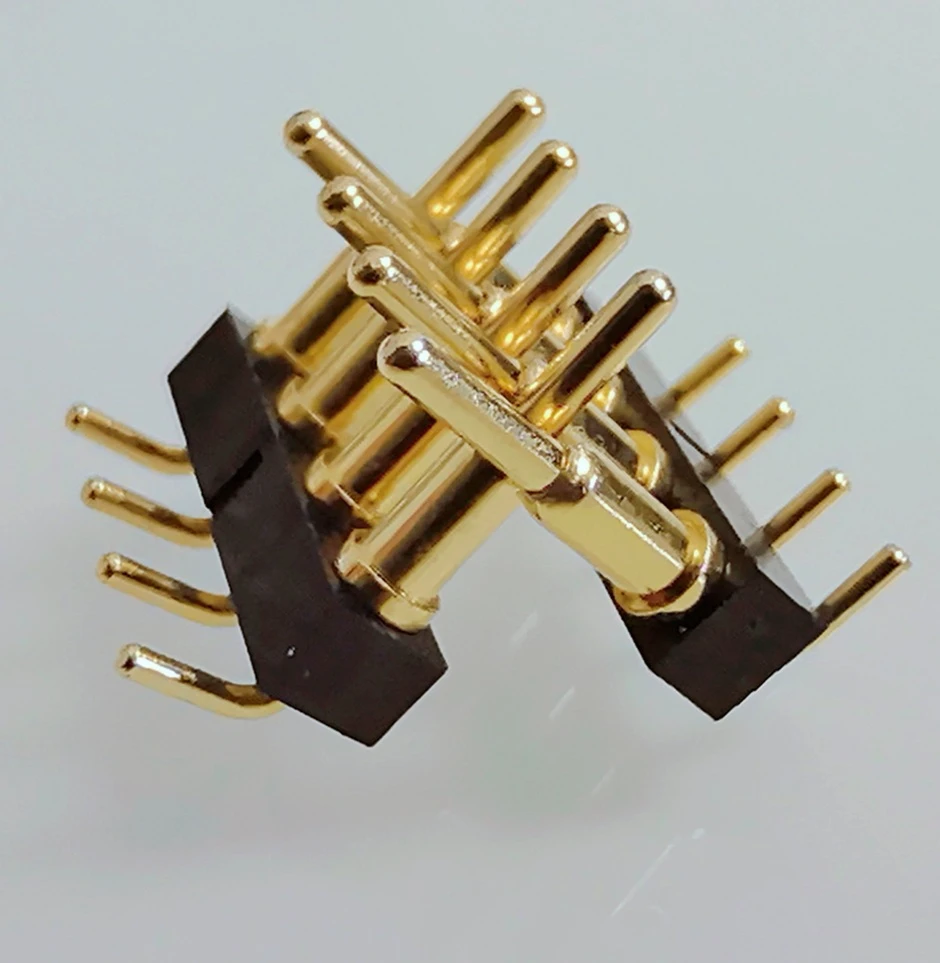 automated equipment pogo pin connector, prototype request, and quotation, custom hybrid pogo pin connector