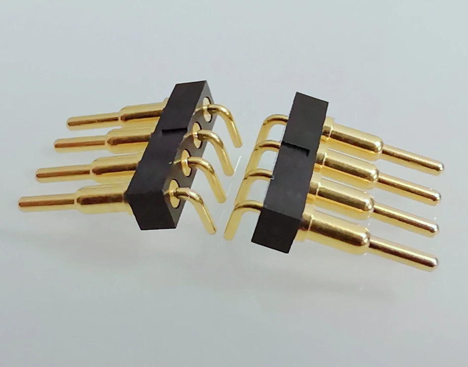 battery contact pogo pin connector, custom through hole pogo pin connector, pogo pin manufacturer
