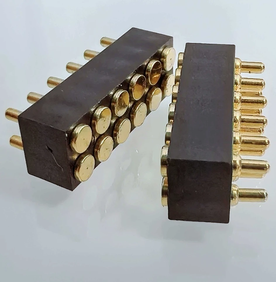 custom differential signal pogo connector, prototype request, and quotation, custom hybrid pogo pin connector