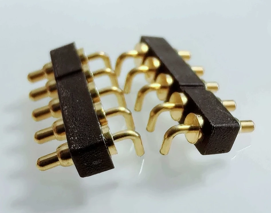 high current battery charging connector, prototype request, and quotation, custom hybrid pogo pin connector