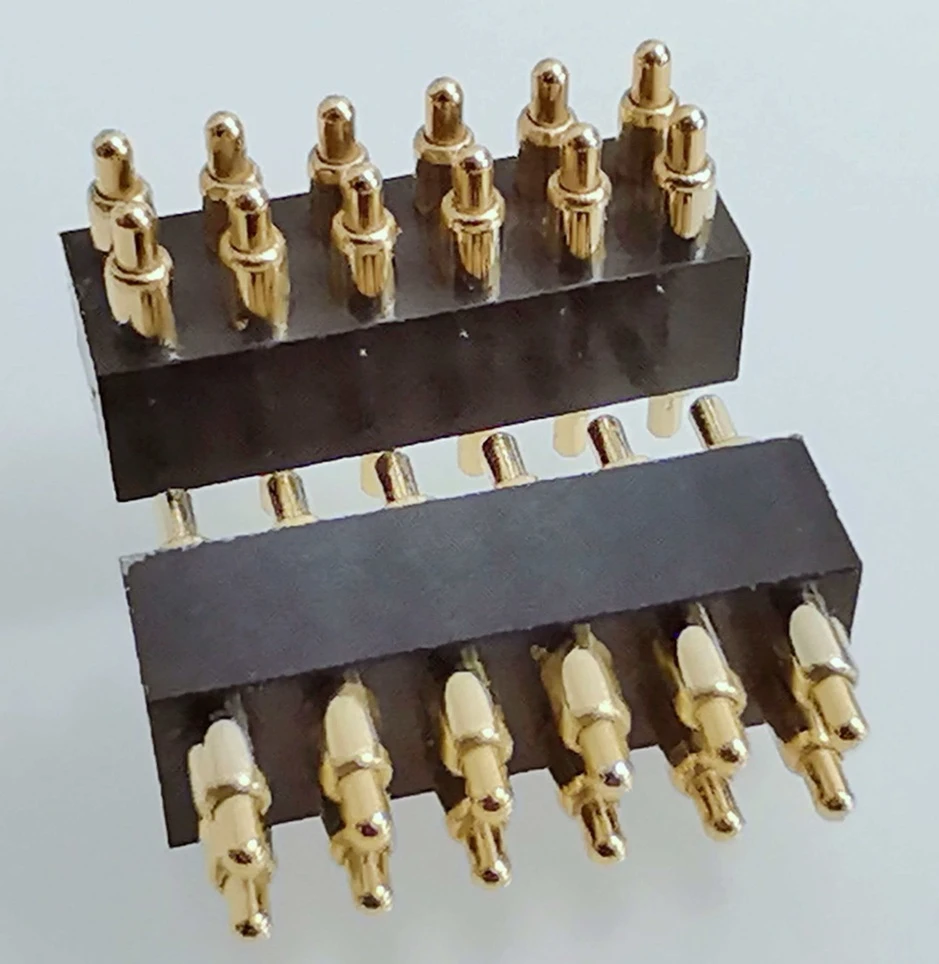 high speed spring probe connector, prototype request, and quotation, custom hybrid pogo pin connector