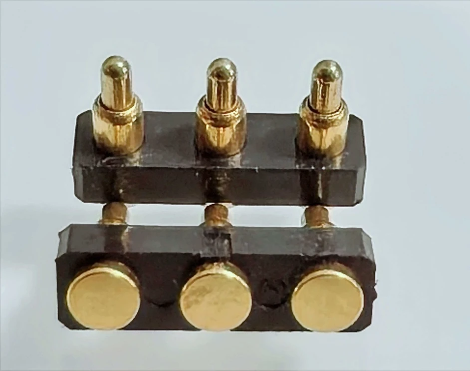industrial docking connector, prototype request, and quotation, custom hybrid pogo pin connector