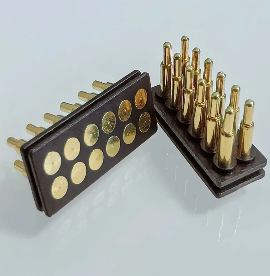 low contact resistance pogo connector, prototype request, and quotation, custom hybrid pogo pin connector