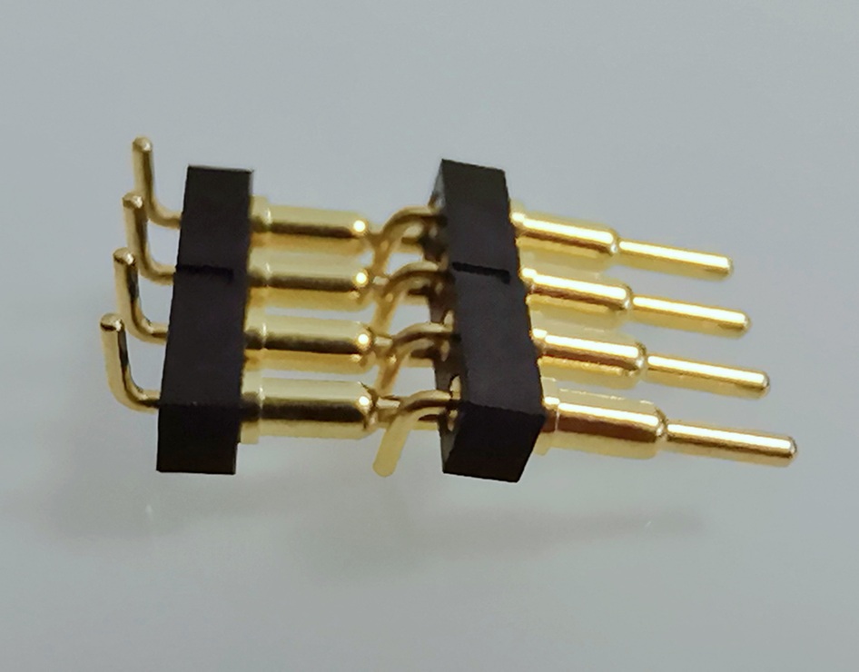 low profile spring loaded connector, compact pogo pin connector, spring contact connector for wearable device, pogo pin manufacturer