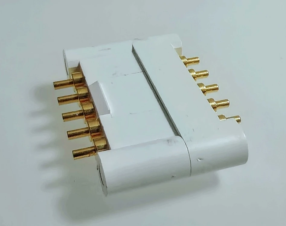 magnetic hybrid pogo pin connector, prototype request, and quotation, custom hybrid pogo pin connector