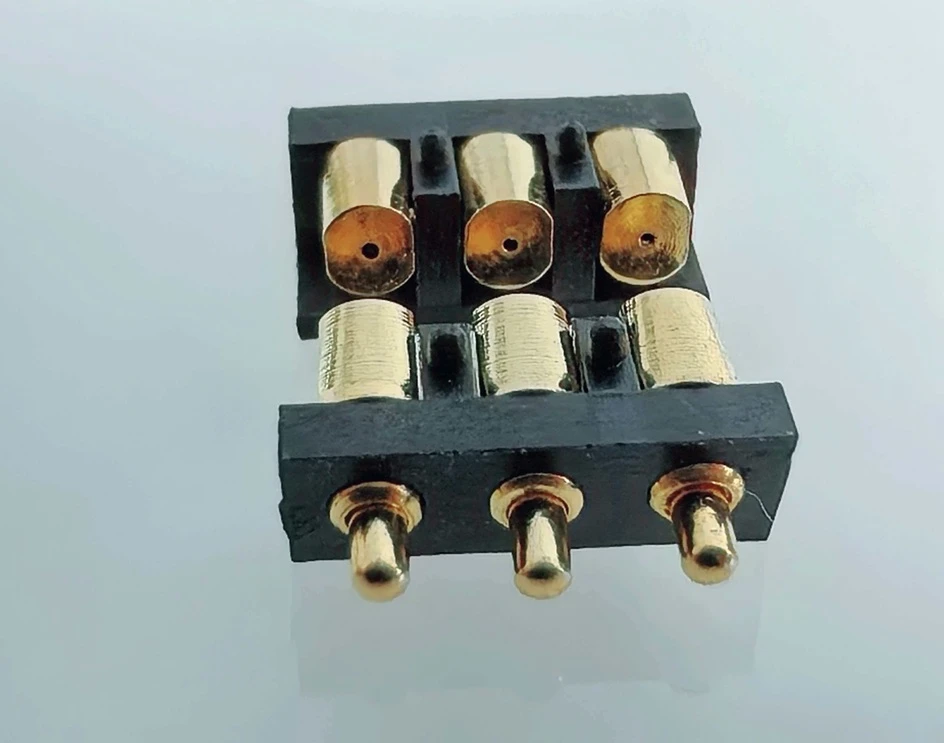 power signal ground connector design, prototype request, and quotation, custom hybrid pogo pin connector