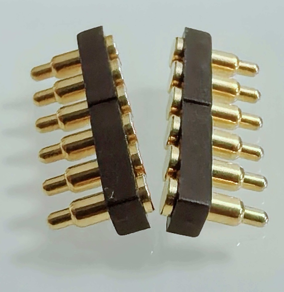 sequential mating pogo pin connector, prototype request, and quotation, custom hybrid pogo pin connector