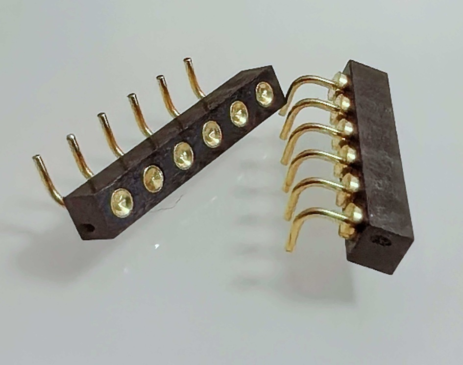 solderable through hole pogo pin connector , custom through hole pogo pin connector, pogo pin manufacturer
