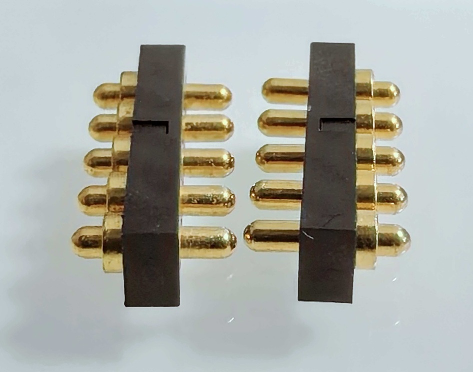 spring loaded connector for robotics, robot charging pogo pin connector, blind mate pogo pin connector, pogo pin manufacturer