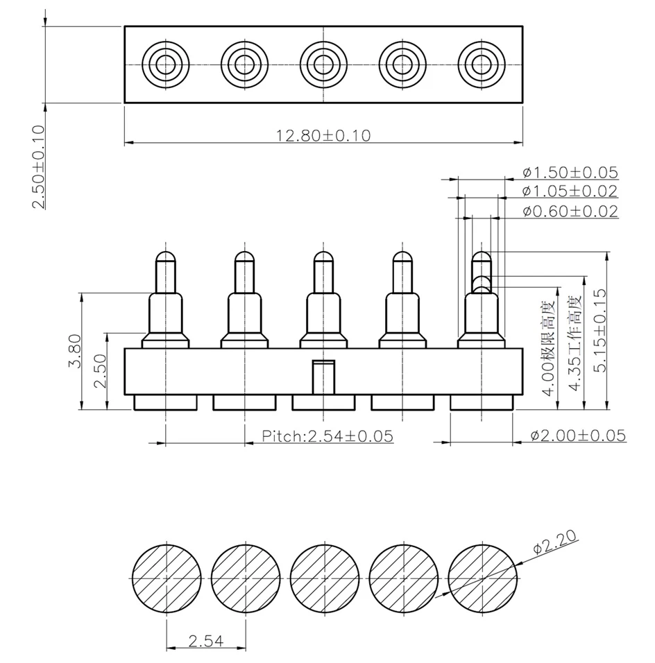 surface mount pogo pin connector, SMT pogo pin connector manufacturer, custom SMT pogo pin connector, pogo pin manufacturer