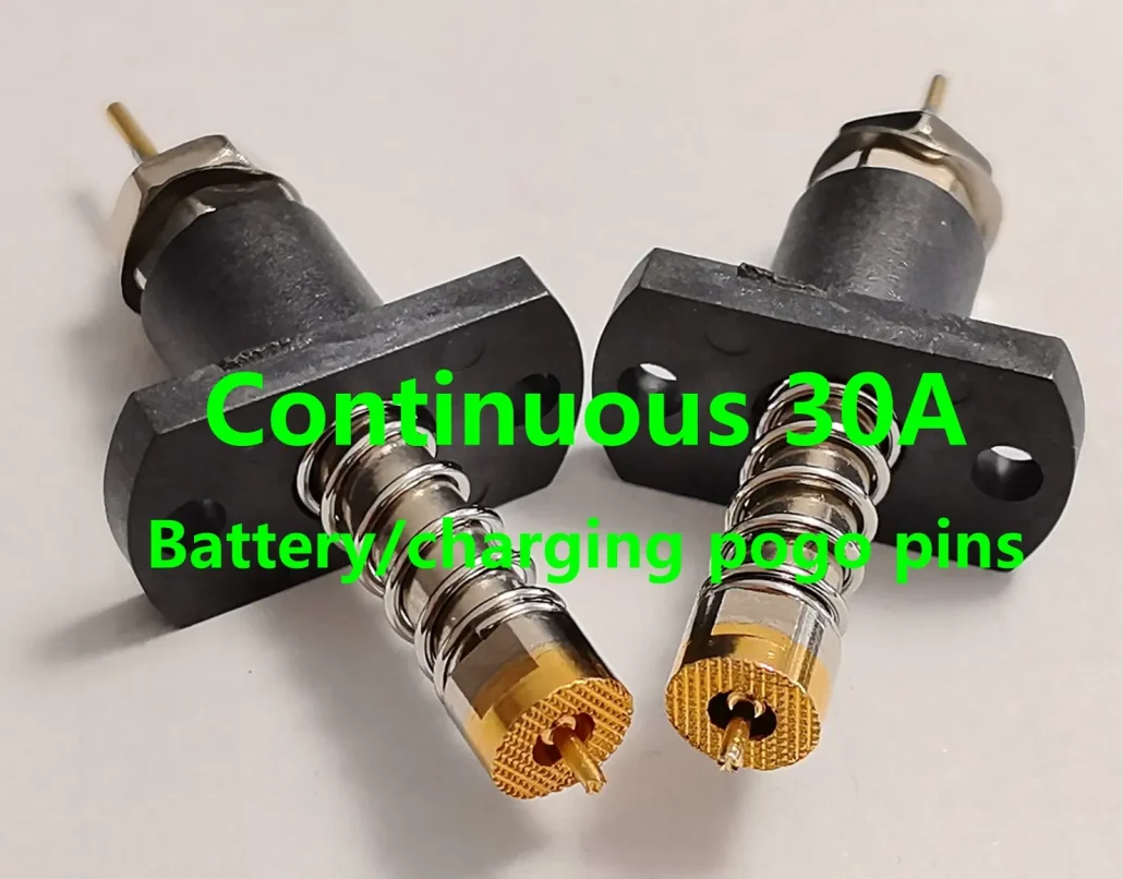 Battery,charging pogo pins or pogo pin connector, Solutions, precision gold-plated pogo pins and spring-loaded connector solutions by pogo pin manufacturer JOHOTY