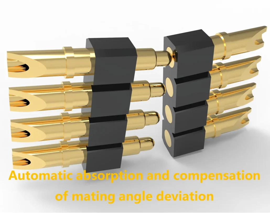 Contact continuity under mechanical movement Solutions, precision gold-plated pogo pins and spring-loaded connector solutions by pogo pin manufacturer JOHOTY