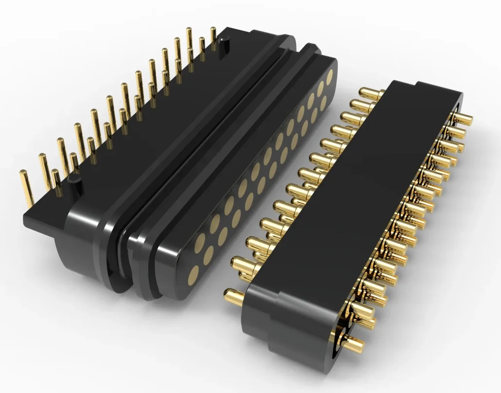 Frequent-Docking Pogo Pin Connector Solutions, precision gold-plated pogo pins and spring-loaded connector solutions by pogo pin manufacturer JOHOTY