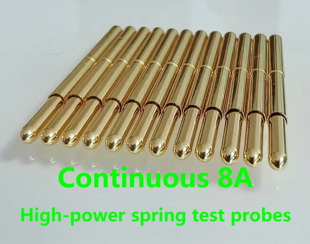 High-power spring test probes, Solutions, precision gold-plated pogo pins and spring-loaded connector solutions by pogo pin manufacturer JOHOTY