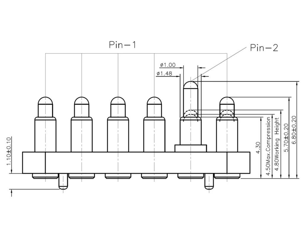 Mating and alignment, precision gold-plated pogo pins and spring-loaded connector solutions by pogo pin manufacturer JOHOTY