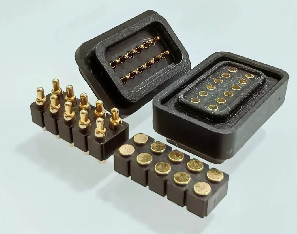 Mechanical, Custom Pogo Pin Engineering, Custom gold-plated pogo pins and spring loaded connector by pogo pin manufacturer JOHOTY